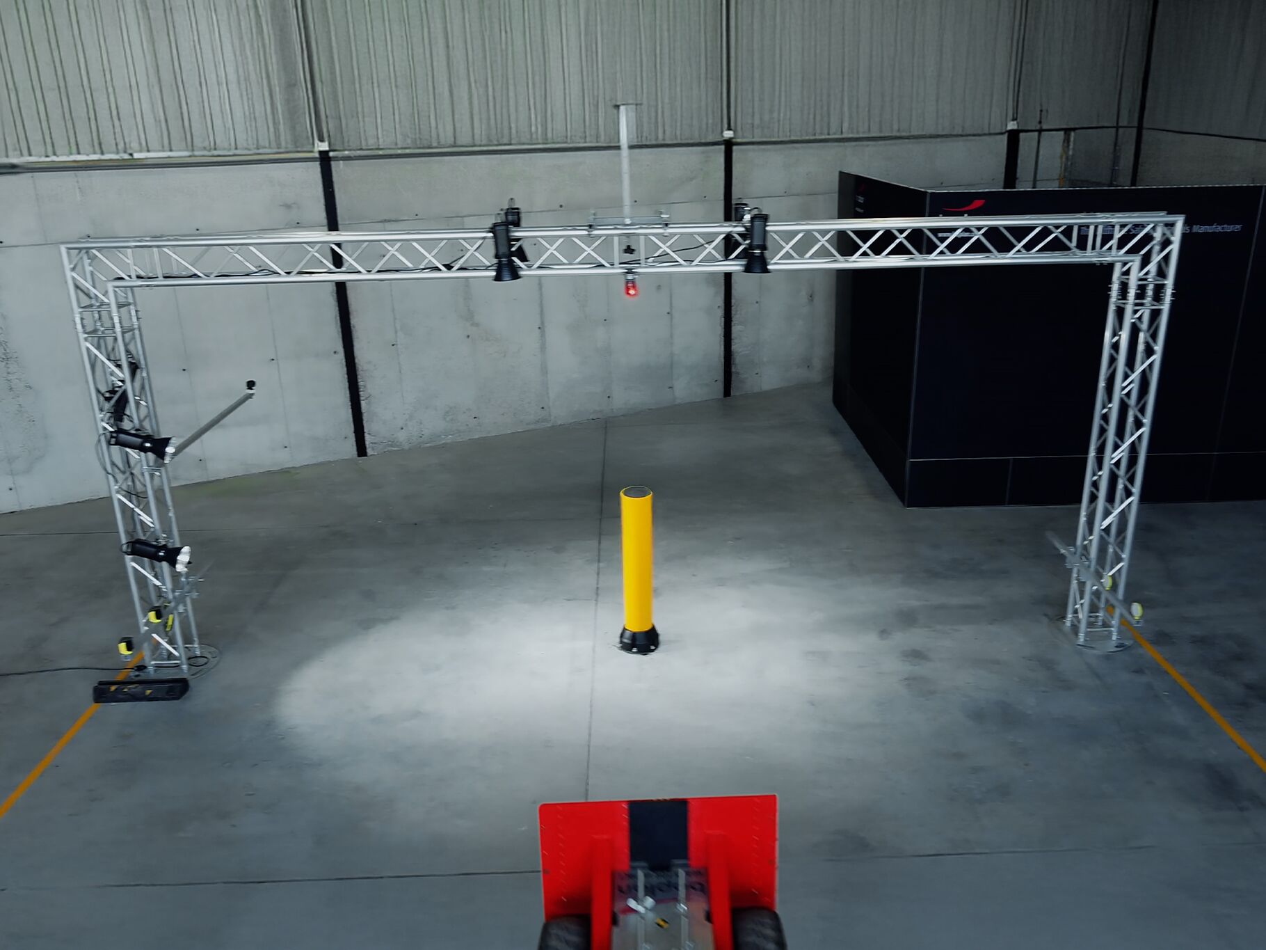 Yellow FLEX IMPACT® Boplan BO200F in an industrial environment 
