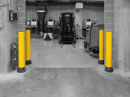 Boplan jaune BO200F dans un environnement industriel
