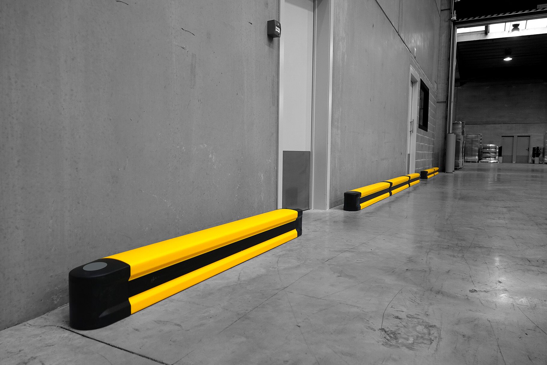 Boplan FLEX IMPACT® FLIP 180M in a live setting - Kick rails