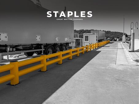 Gelber Boplan TB SUPER DOUBLE in einem Lager von Staples
