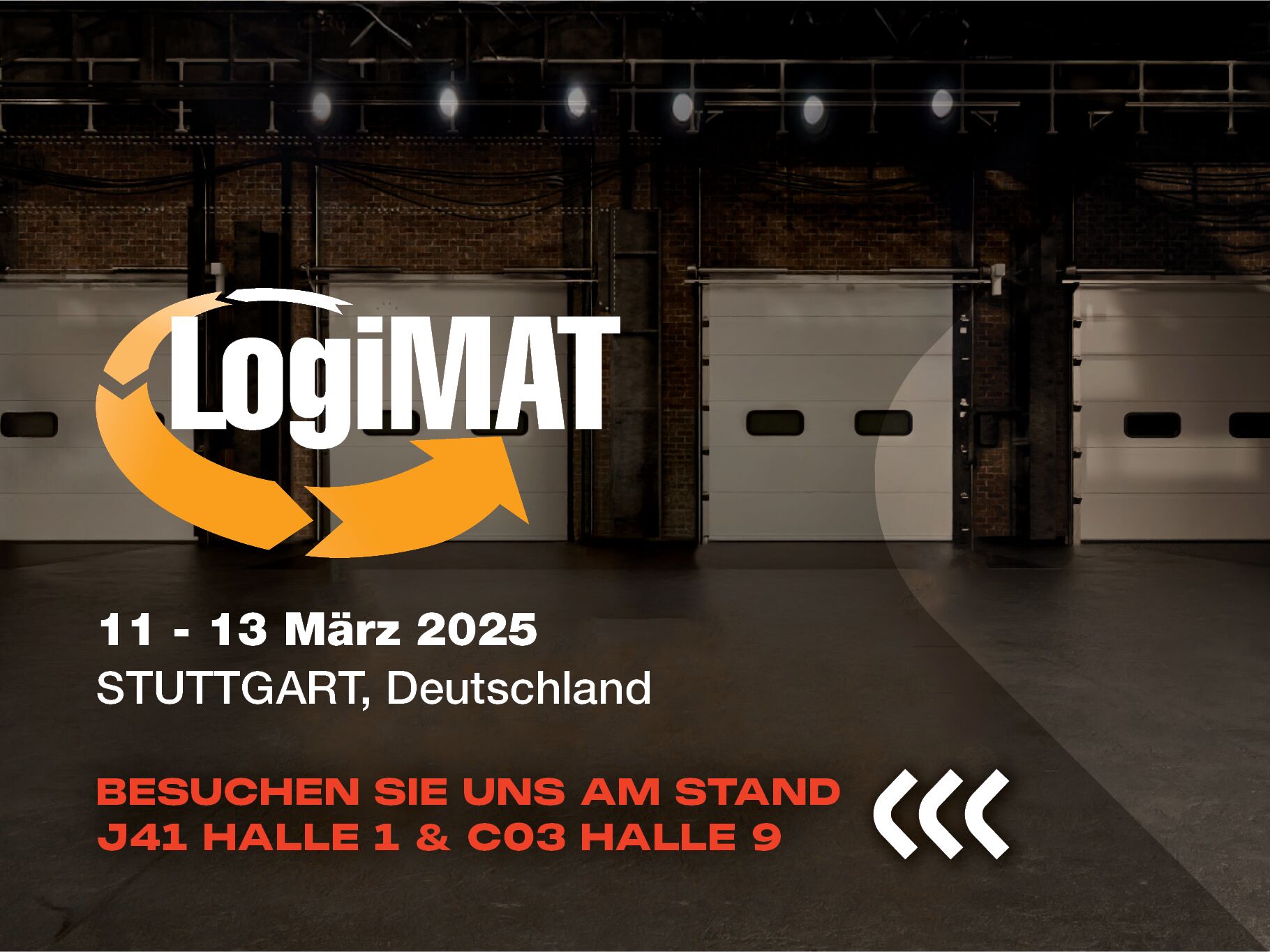 Bild einer Boplan-Ausstellungsbeteiligung auf der LogiMAT in Stuttgart, Deutschland 
