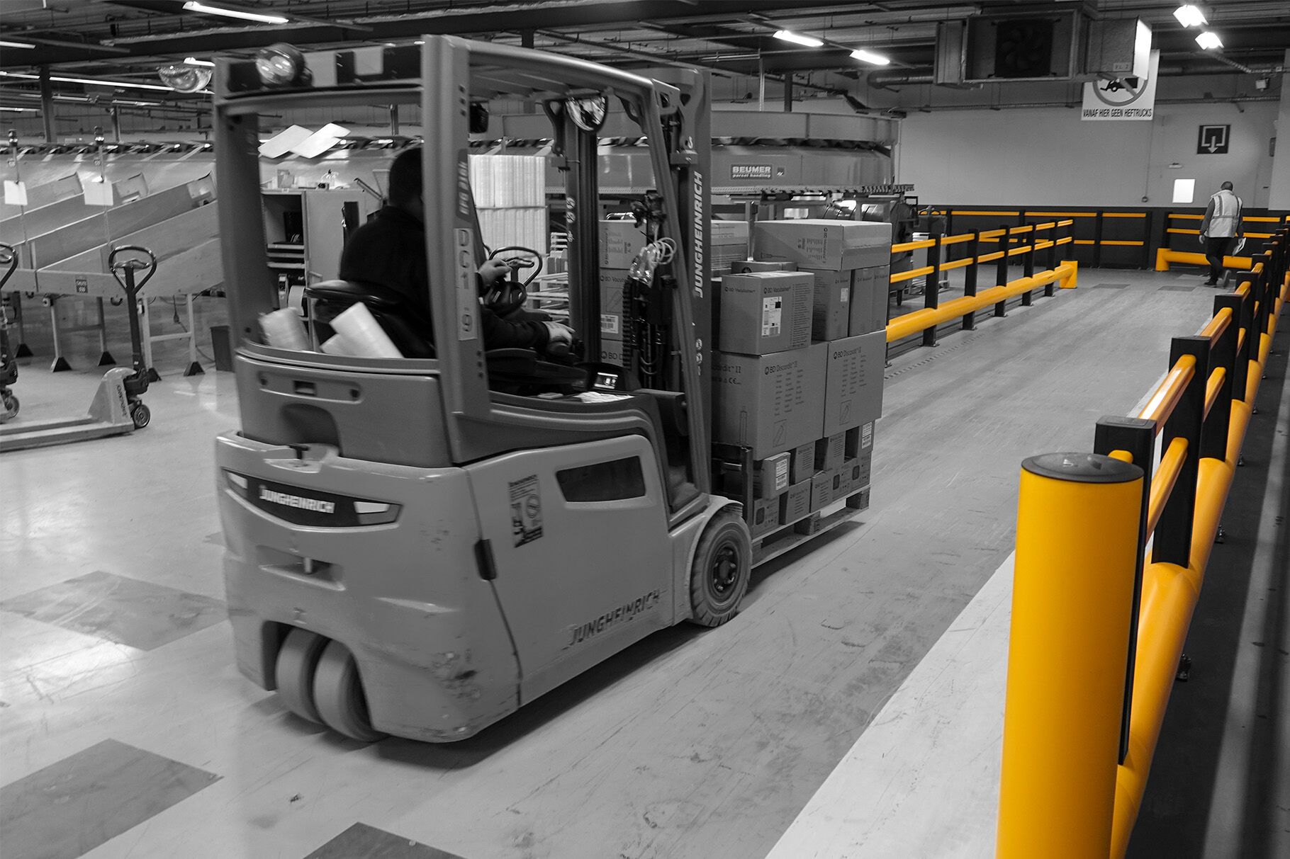 Boplan FLEX IMPACT® TB 400 Plus dans un environnement industriel
