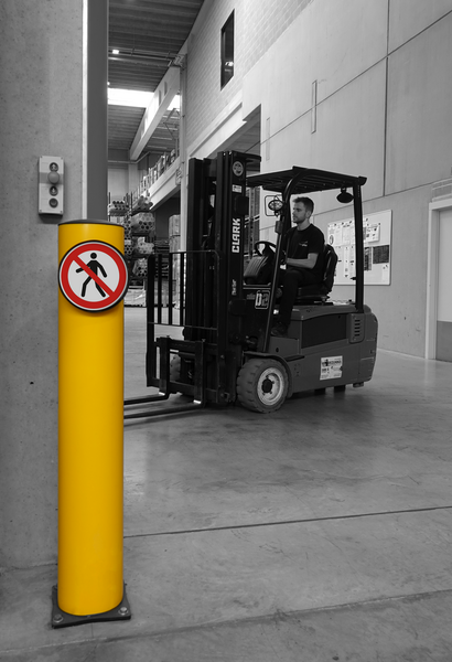 Picture of a Boplan SIGN MARK 200 to communicate important messages on the workfloor