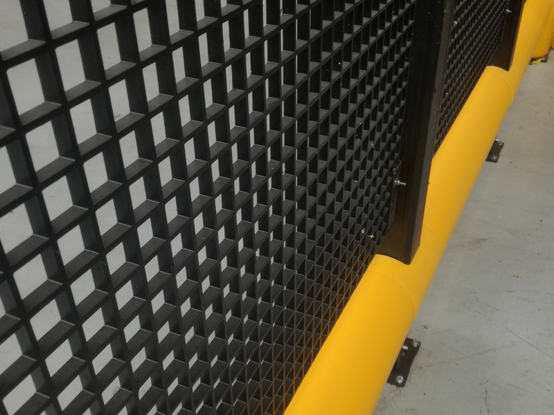 Boplan FLEX IMPACT® TB 400 PLUS FENCE in a live setting - safety barriers