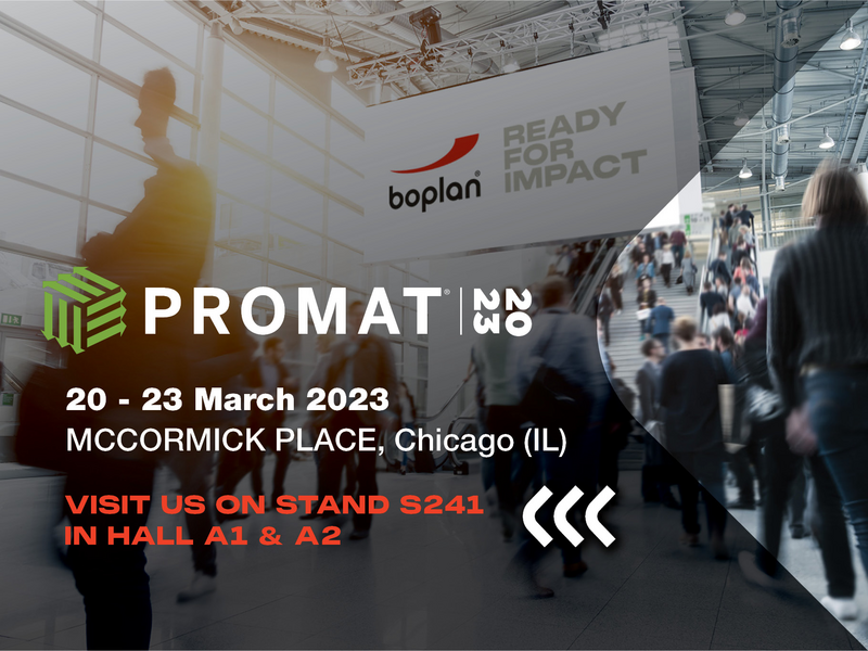 Picture of a Boplan exhibition participation at Promat in Chicago, United State