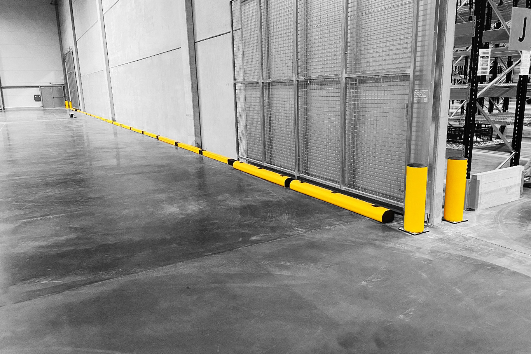 Yellow Boplan BO IMPACT in Icko warehouse