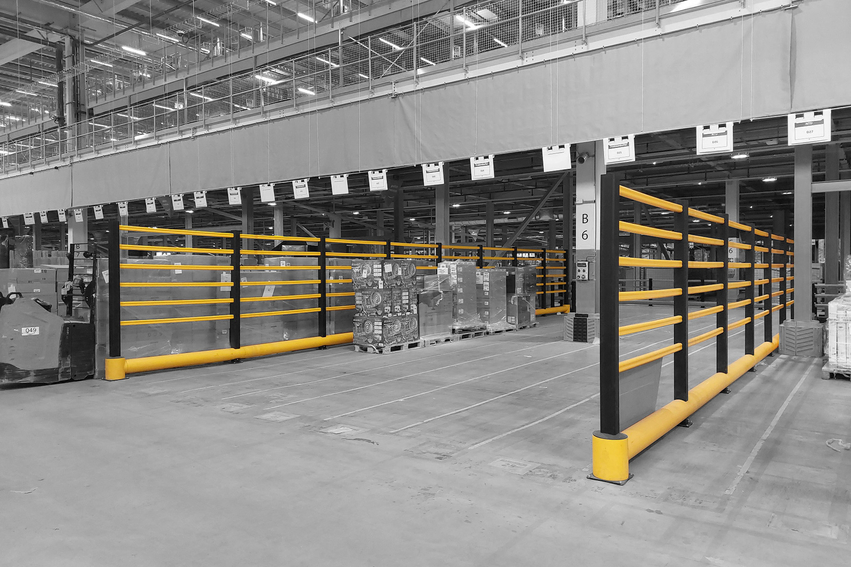 Boplan FLEX IMPACT® TB 260 GRILL in a live setting - safety barriers