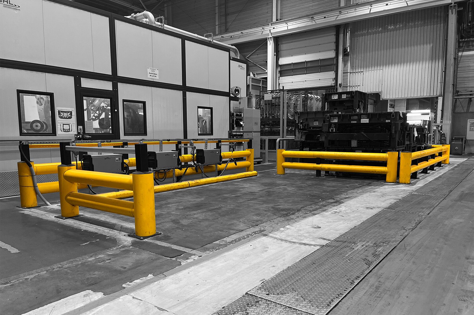Boplan amarillo TB 400 DOUBLE PLUS Y TB 400 DOUBLE en la fábrica de Magna
