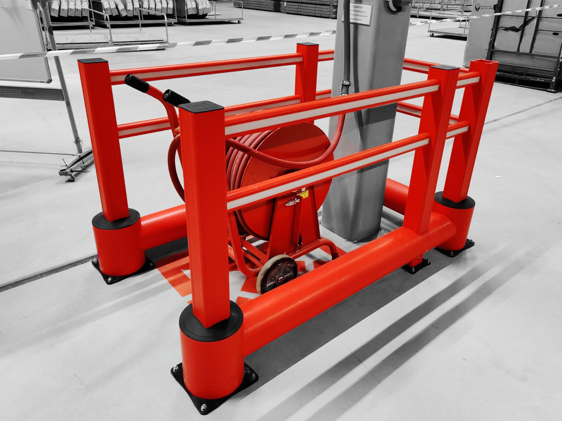 Boplan FLEX IMPACT® TB 260 Plus in rood ter bescherming van brandblusinstallaties