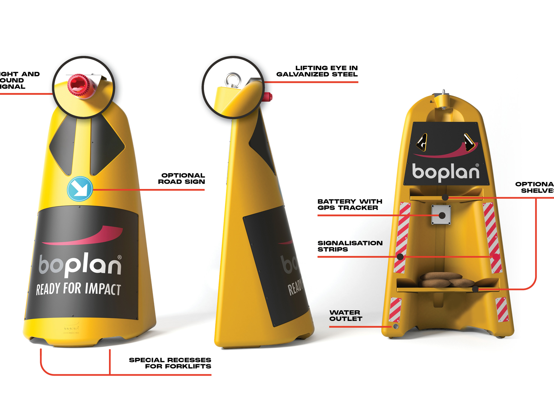 Render van de Boplan Race Totem met specificaties