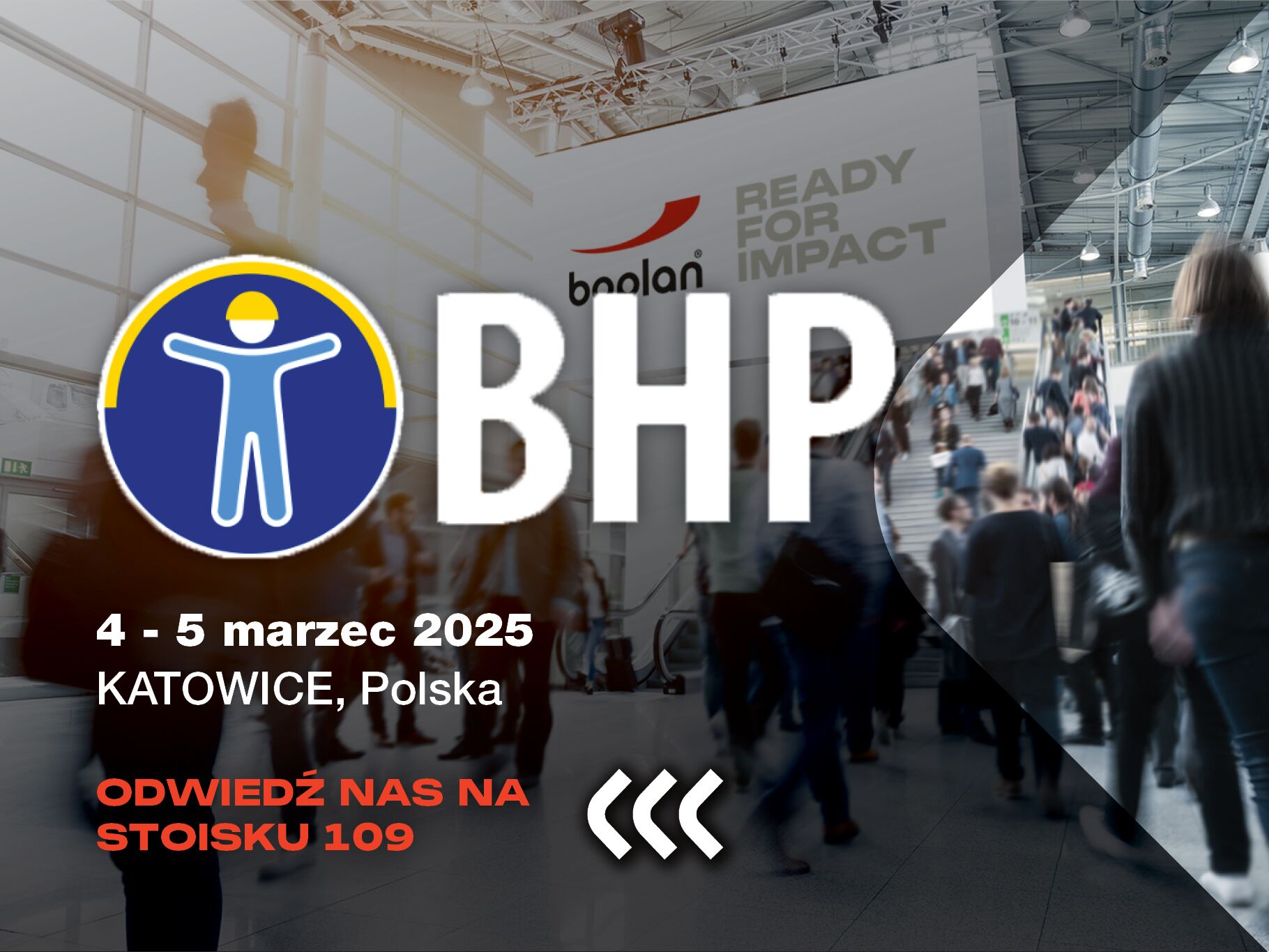 Zdjęcie udziału w wystawie Boplan na BHP Industrial safety &amp; fire protection w Katowice, Polska
