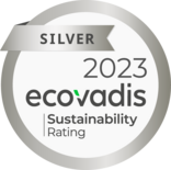 Logo EcoVadis Silver Sustainability Rating 2023