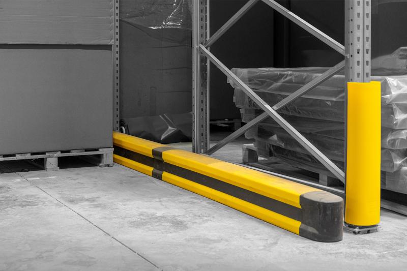 Gelber Boplan FLIP 180L M, RACKBULL in einem Lager von Sleepworld
