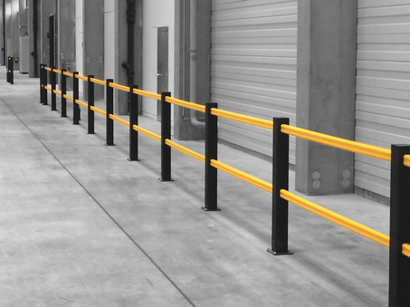 Boplan FLEX IMPACT® HP PLUS 2 RAILS in a live setting - Handrails
