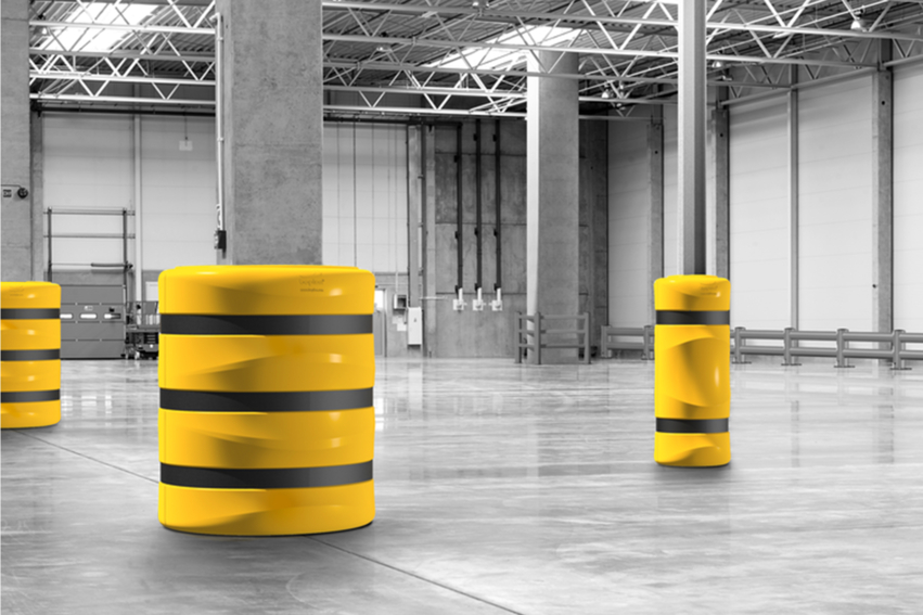 Boplan FLEX IMPACT® KP PROTECTOR in a live setting - Column protection
