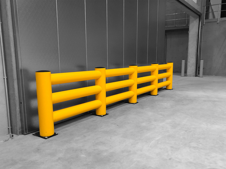 Boplan FLEX IMPACT® TB SUPER TRIPLE in a live setting - safety barriers