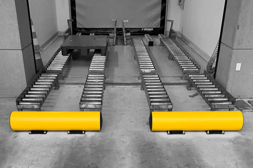 Boplan FLEX IMPACT® TB 200 in a live setting - safety barriers
