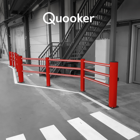 Red Boplan BO IMPACT and HP PLUS in Quooker warehouse