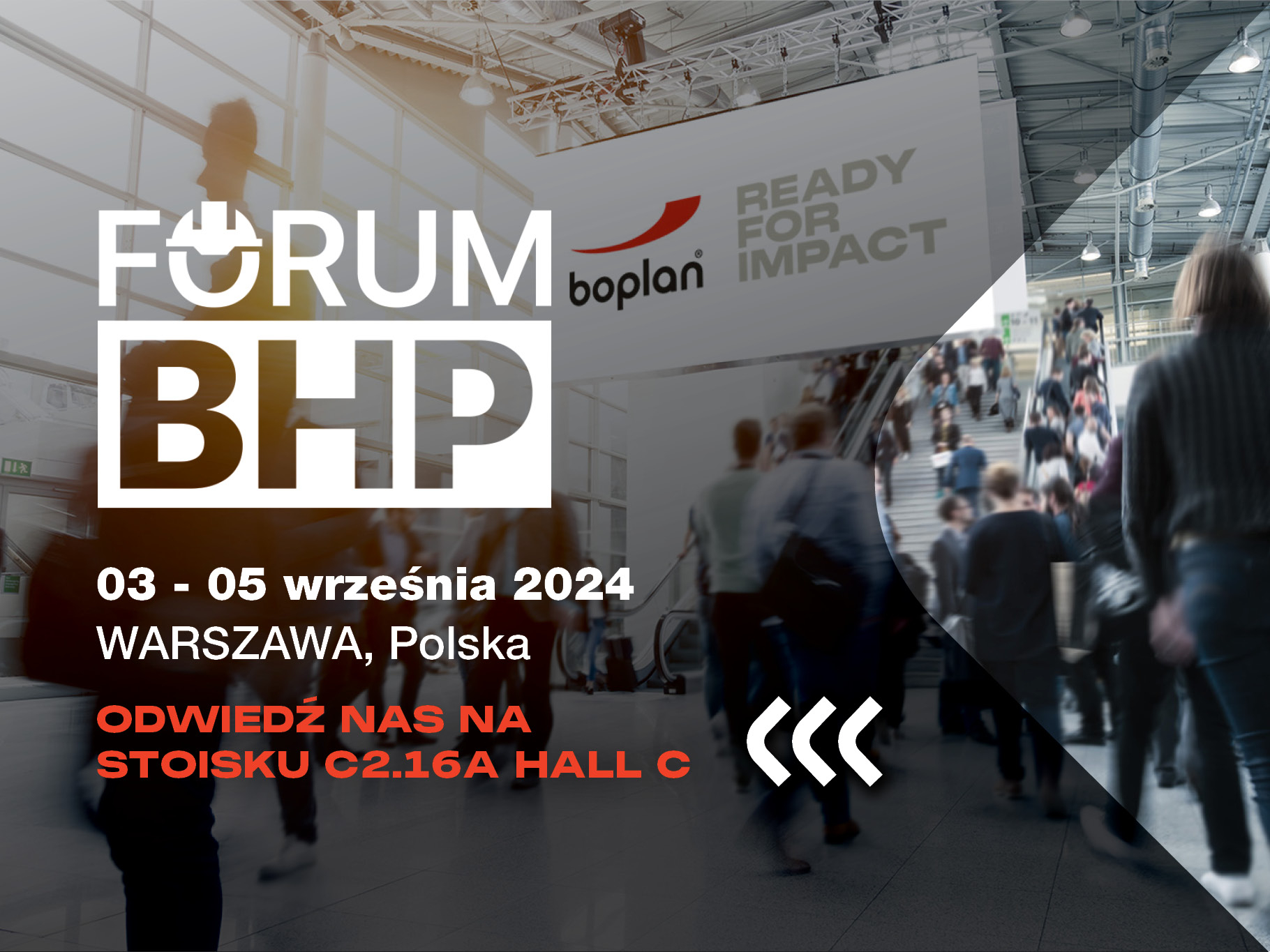 Zdjęcie udziału w wystawie Boplan na Forum BHP w Warszawa, Polska