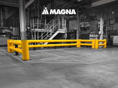 Yellow Boplan TB 400 Double in Magna factory