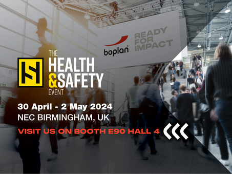 Picture of a Boplan exhibition participation at The Health &amp; Safety Event in Birmingham, United Kingdom
