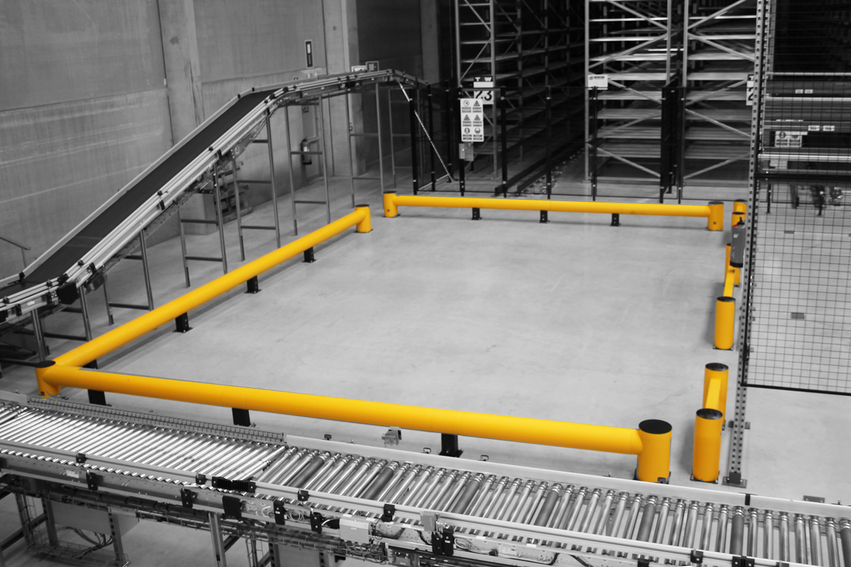Boplan FLEX IMPACT® TB 400 in a live setting - safety barriers
