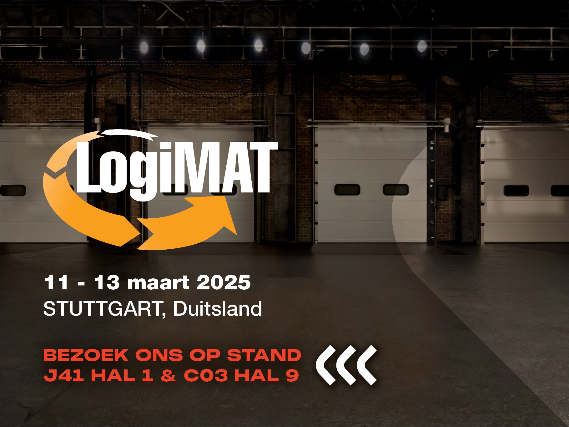 Foto van een deelname van Boplan aan de beurs LogiMAT in Stuttgart, Duitsland 

