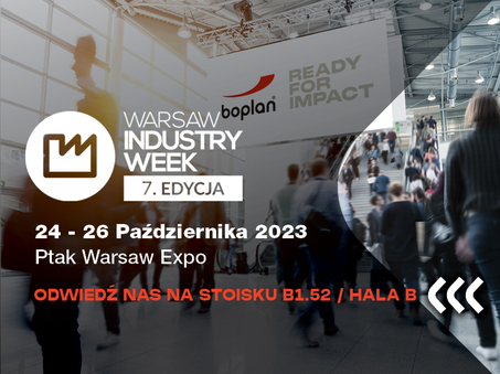 Zdjęcie udziału w wystawie Boplan na Industry week w Warszawa, Polska