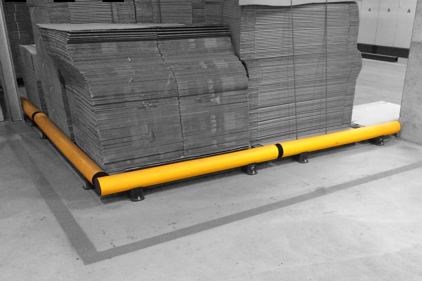 Boplan FLEX IMPACT® TB MINI in a live setting - safety barriers
