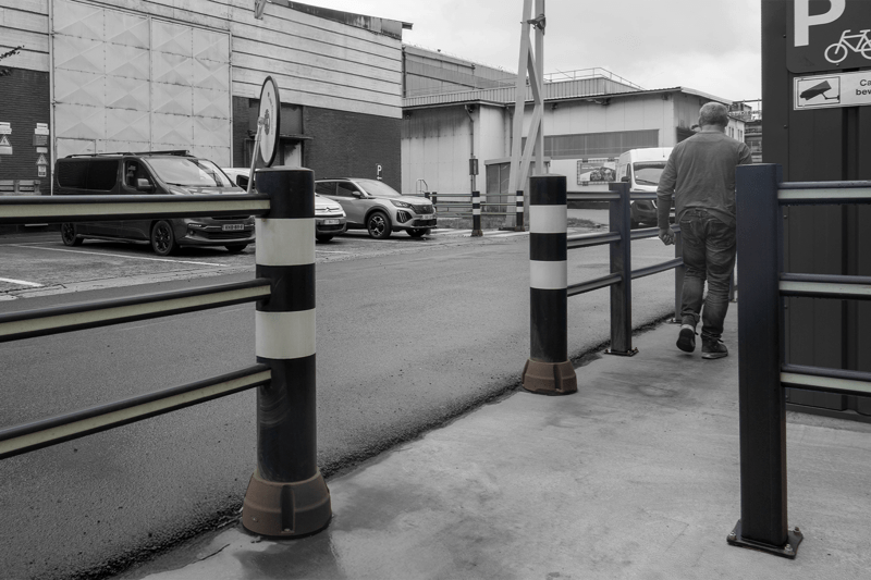 Boplan HP PLUS, BO200R negro en una instalación de Arcelor Mittal