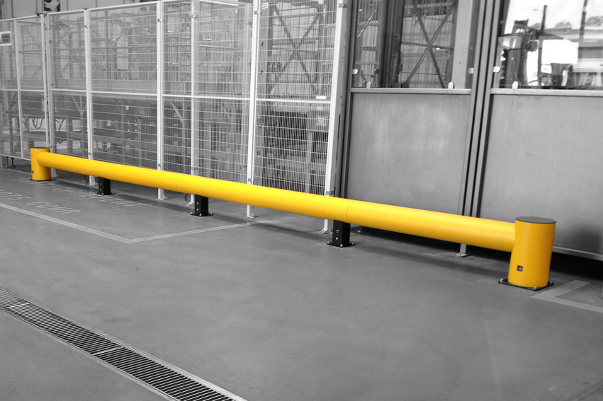 Boplan FLEX IMPACT® TB 400 in a live setting - safety barriers