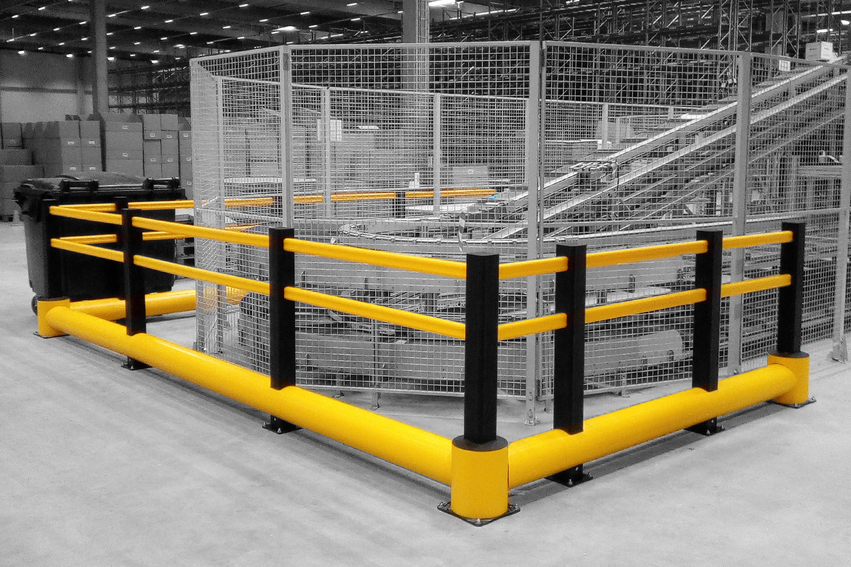 Boplan FLEX IMPACT® TB 260 PLUS in a live setting - safety barriers
