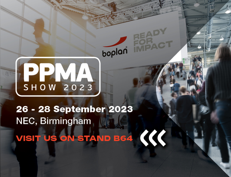 Picture of a Boplan exhibition participation at PPMA in Birmingham, United Kingdom