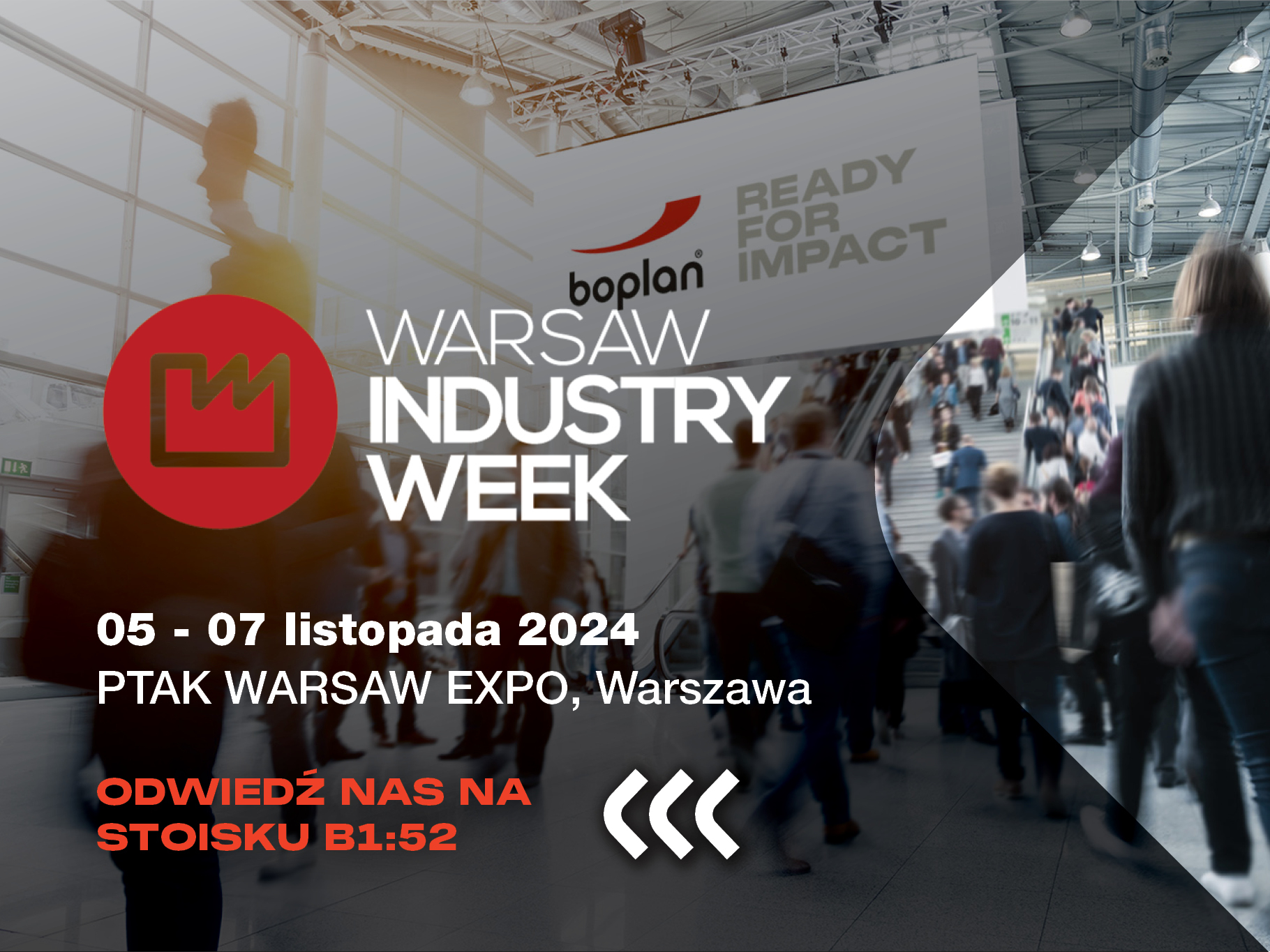 Zdjęcie udziału w wystawie Boplan na Industry week w Warszawa, Polska